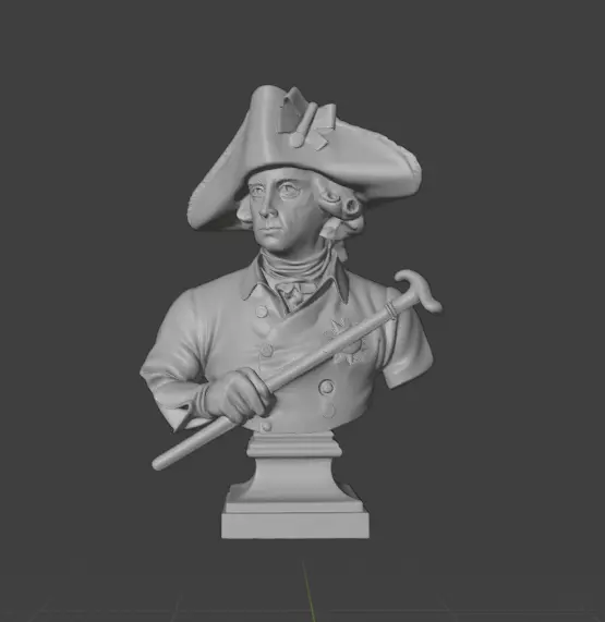 Frederick the Great 3D print model_17