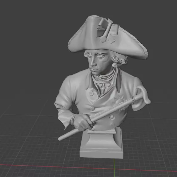 Frederick the Great 3D print model_15