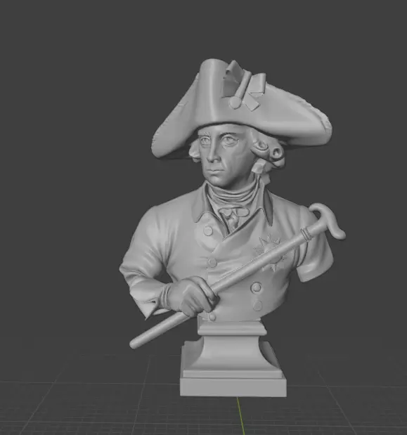 Frederick the Great 3D print model_3