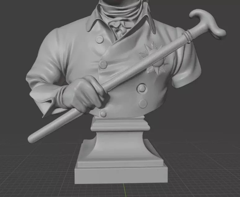 Frederick the Great 3D print model_21