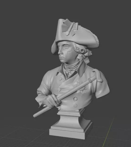 Frederick the Great 3D print model_13