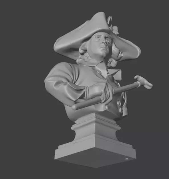 Frederick the Great 3D print model_2