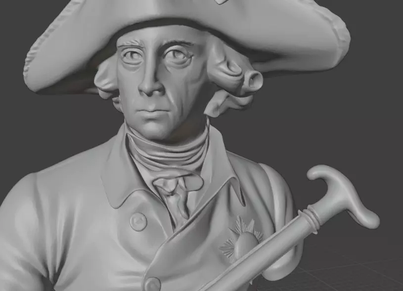Frederick the Great 3D print model_24