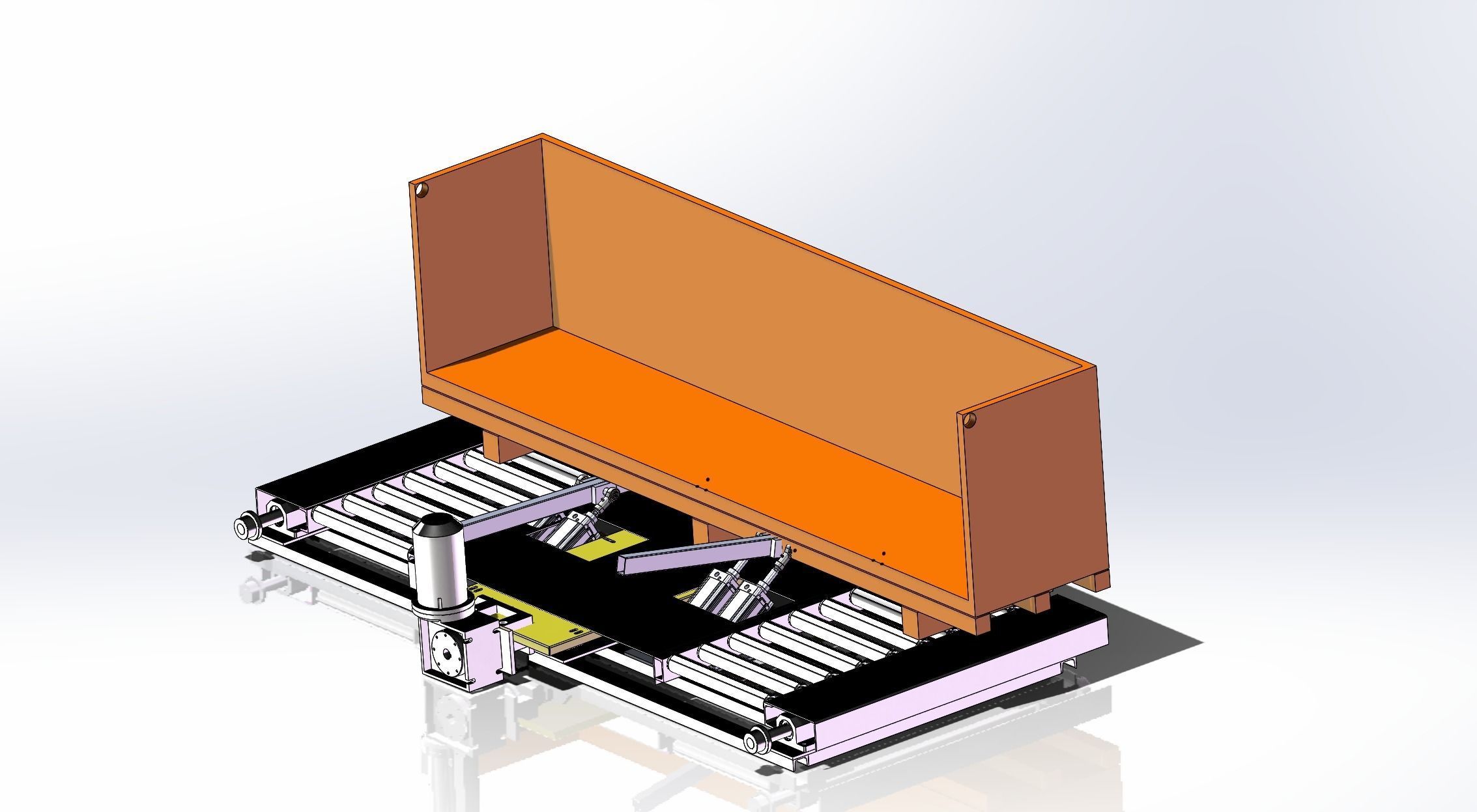  Large manipulator working line  3D model_8