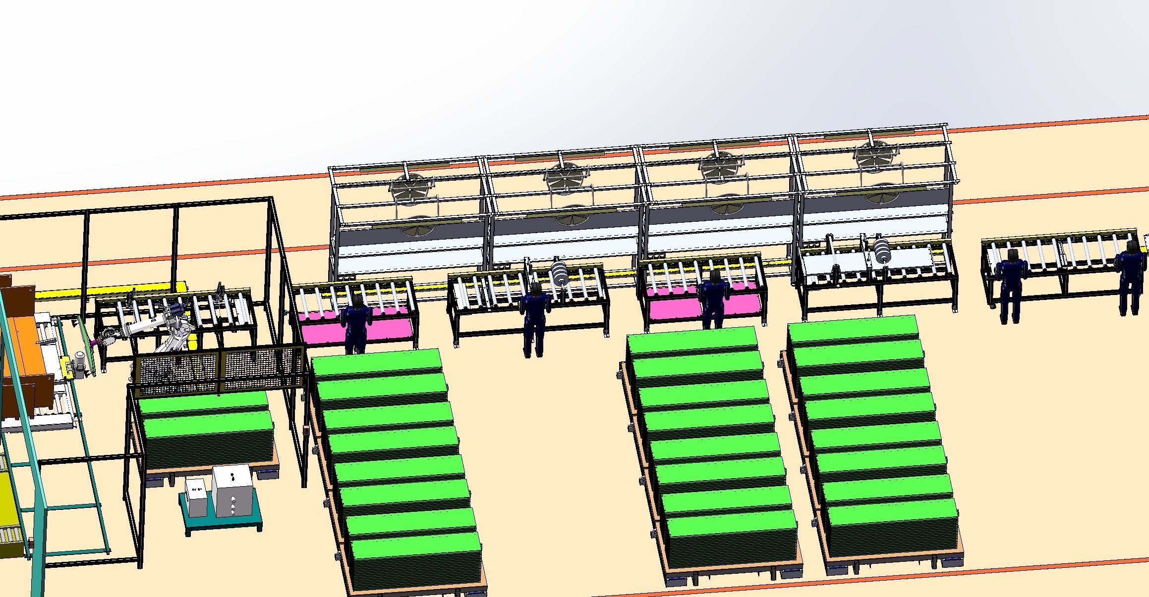  Large manipulator working line  3D model_5