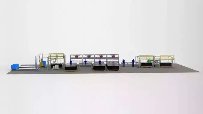  Large manipulator working line 