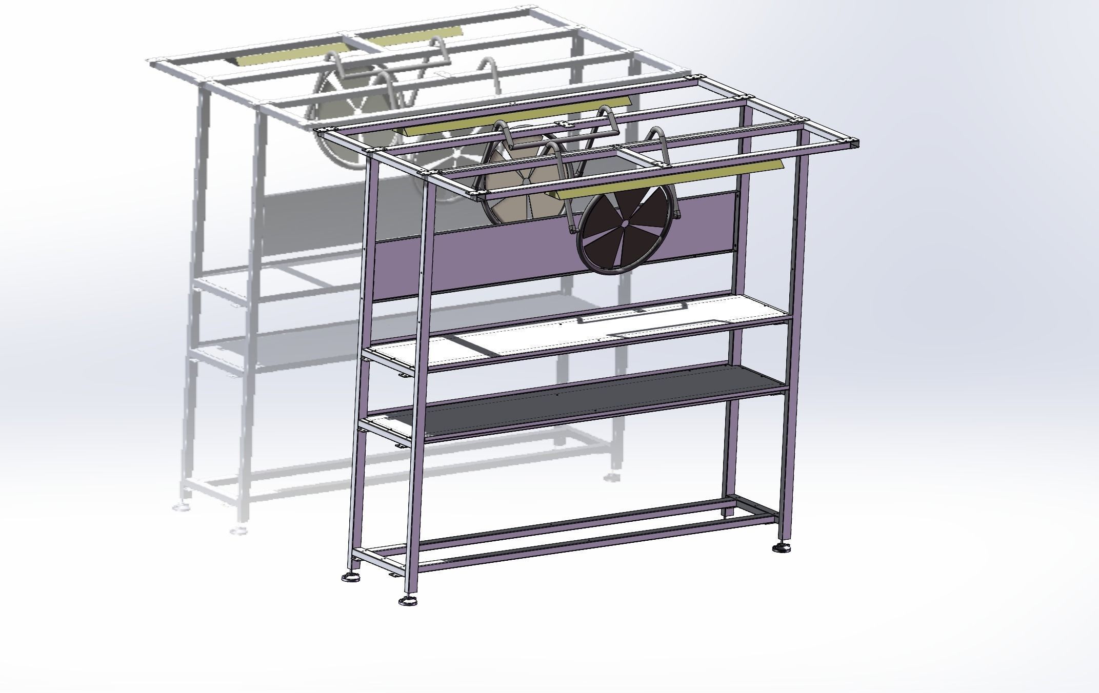  Large manipulator working line  3D model_14