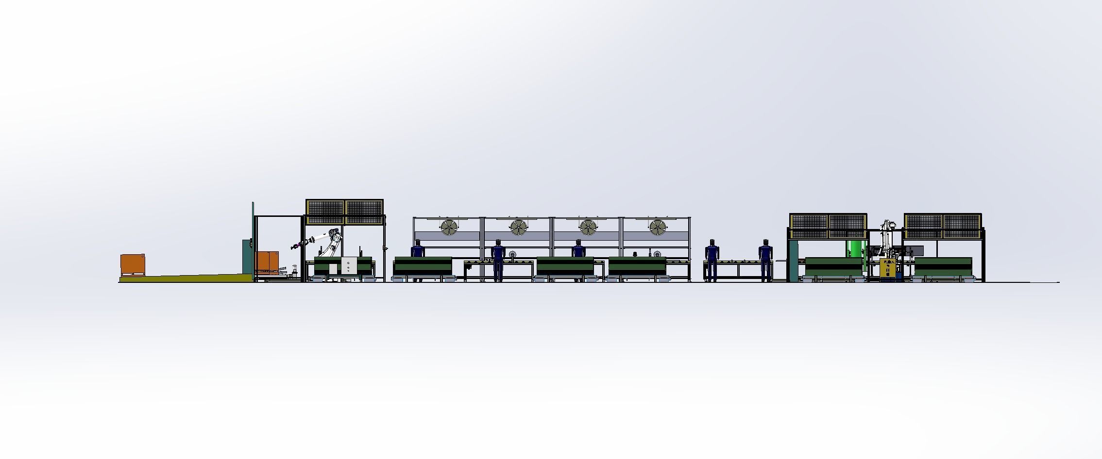  Large manipulator working line  3D model_11