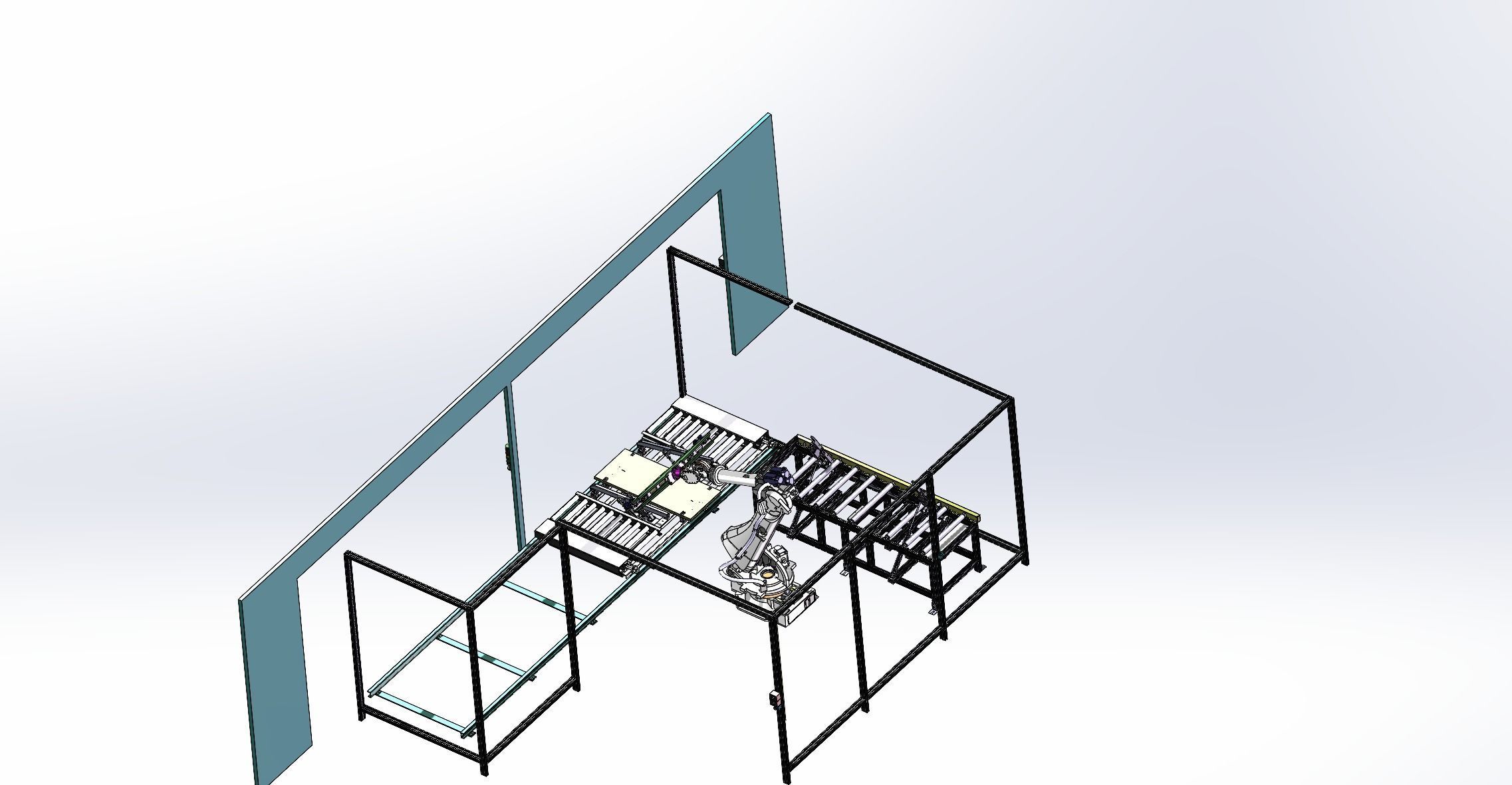  Large manipulator working line  3D model_6