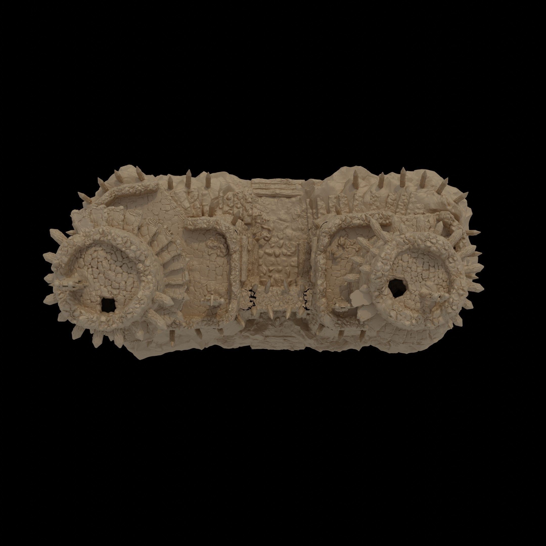 Small Orc Outpost Tabletop Terrain 28 MM 3D print model_11