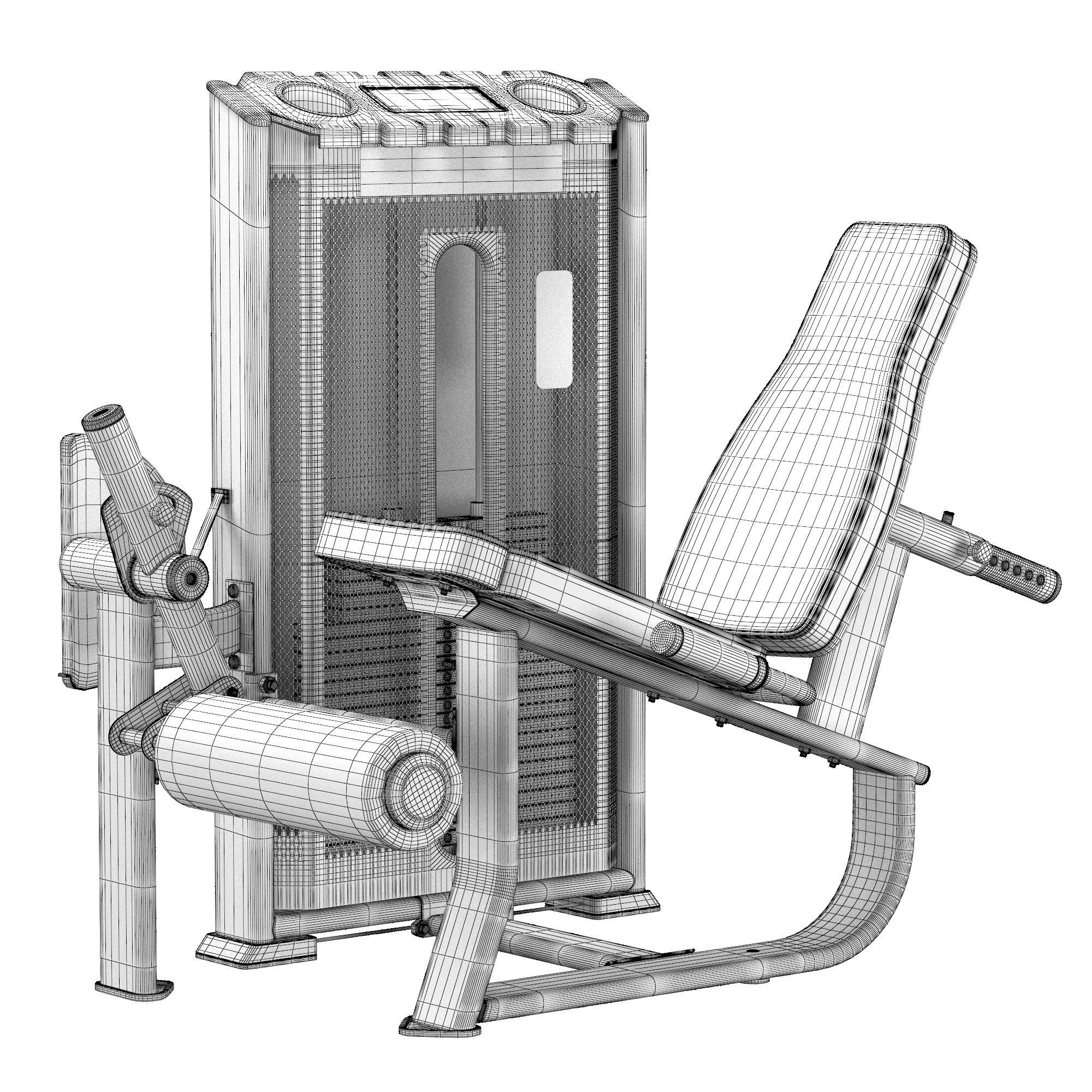 E-7002A Leg Extension 3D model_5