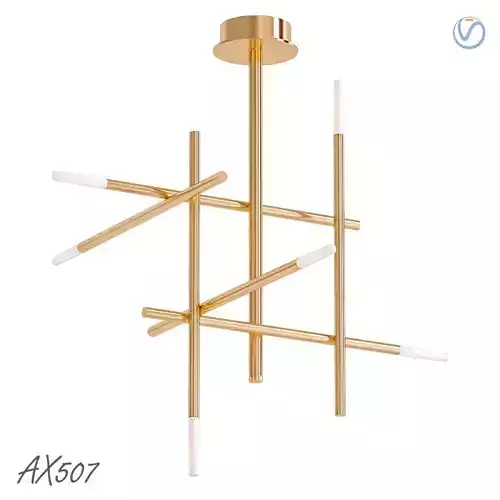 AX507 pendant light in gold