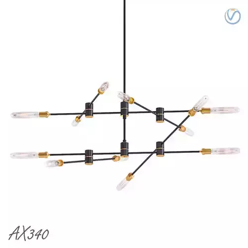 AX340 chandelier gold