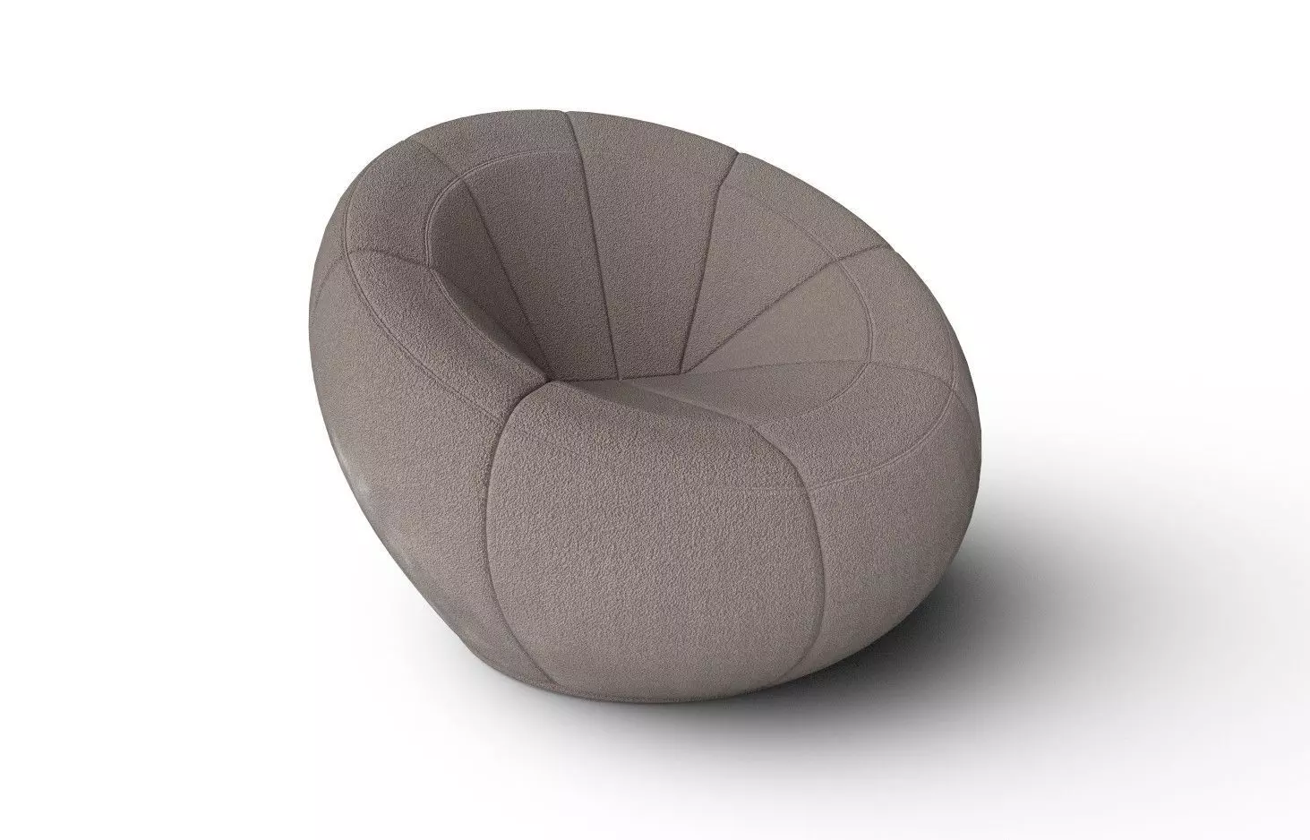 BeanBag Chair 03 Low-poly 3D model_0