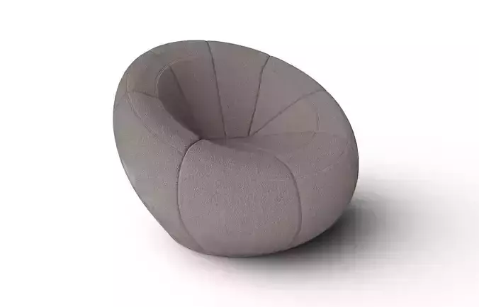 BeanBag Chair 03 Low-poly 3D model