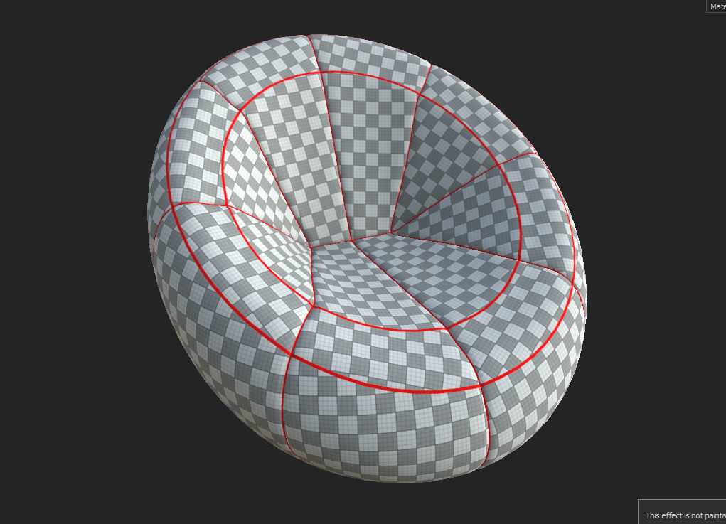 BeanBag Chair 03 Low-poly 3D model_3