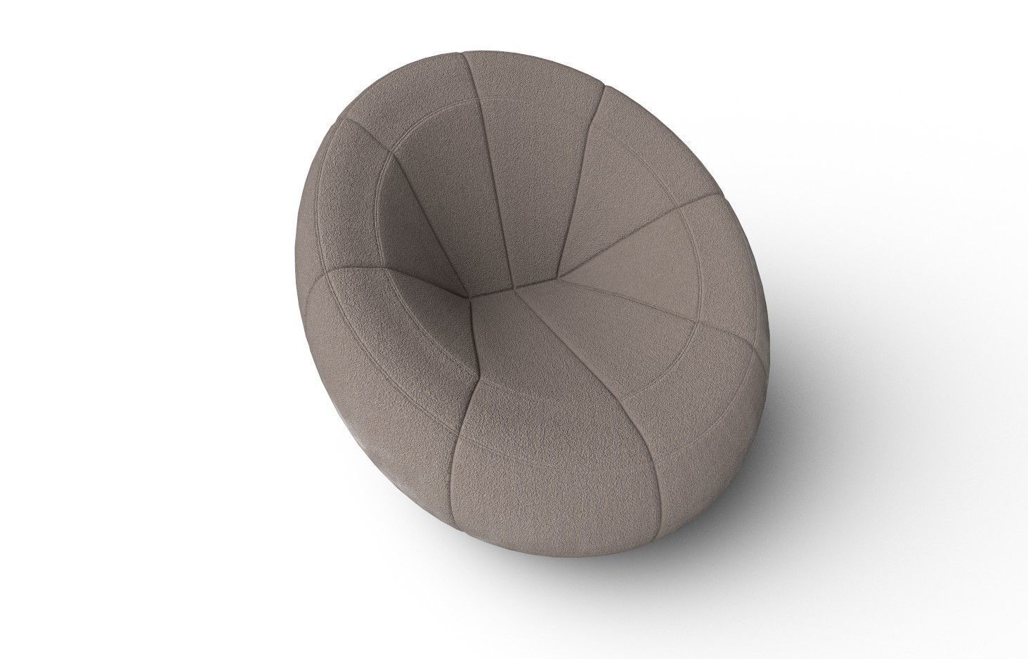 BeanBag Chair 03 Low-poly 3D model_4