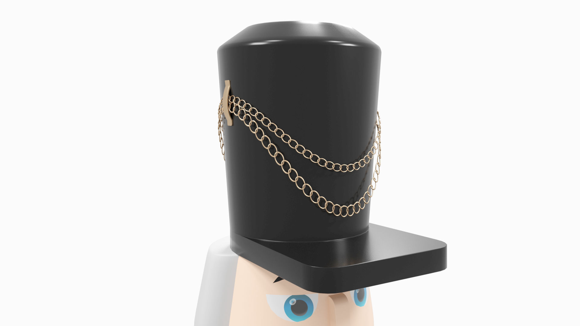 Nutcracker wooden 3D model_5