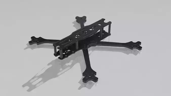 Racing FPV Drone Frame 2 3D Printable 3D print model