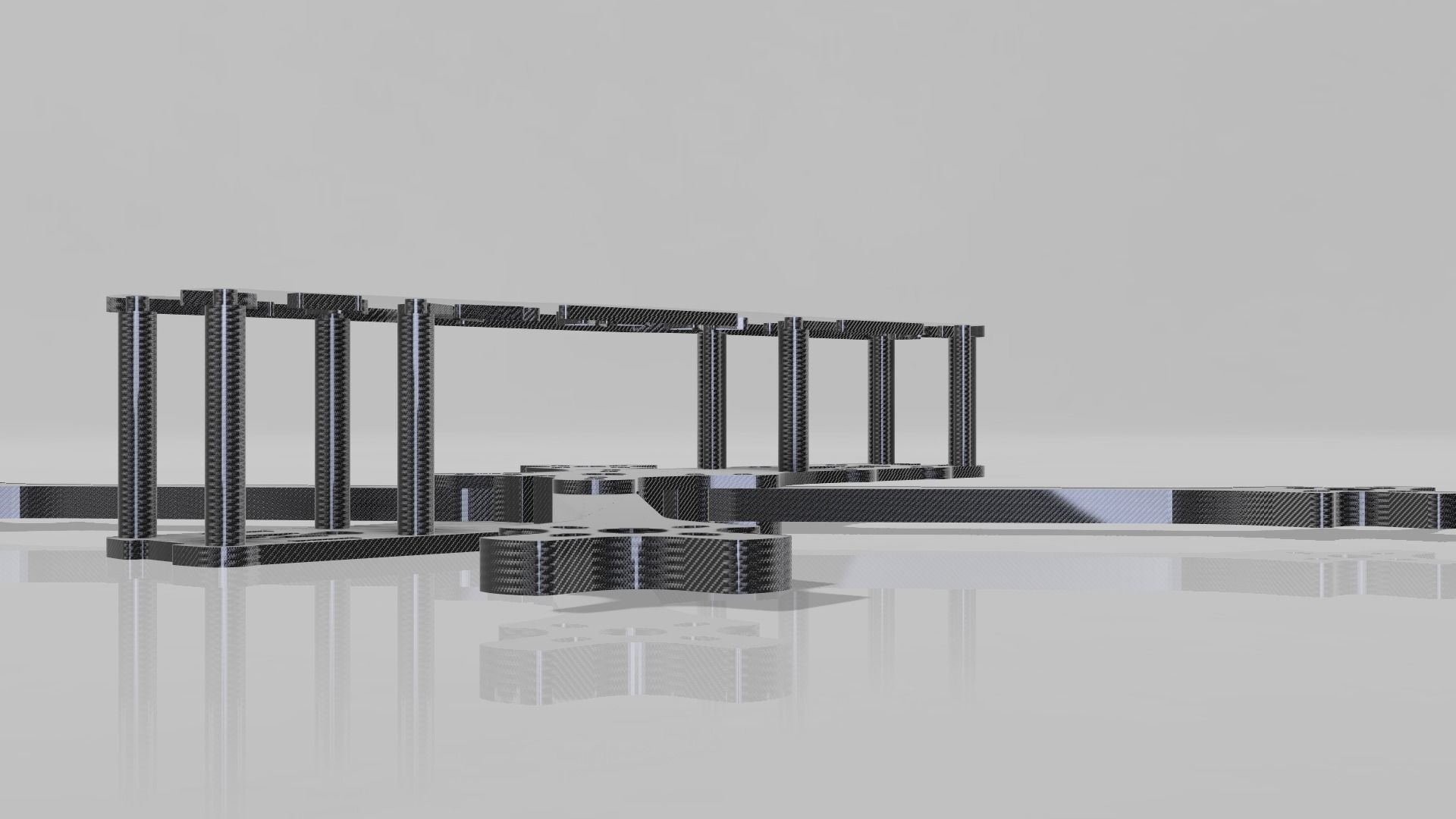 Racing FPV Drone Frame 2 3D Printable 3D print model_4
