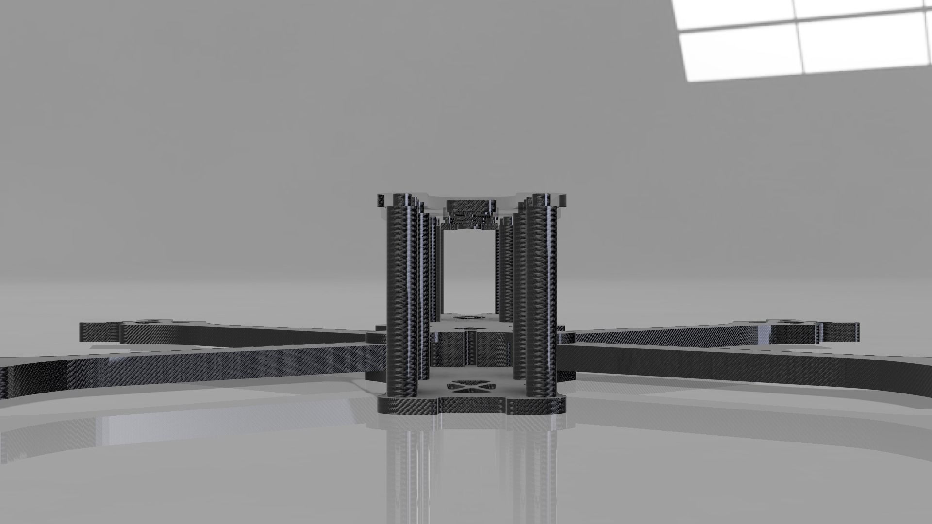 Racing FPV Drone Frame 2 3D Printable 3D print model_2