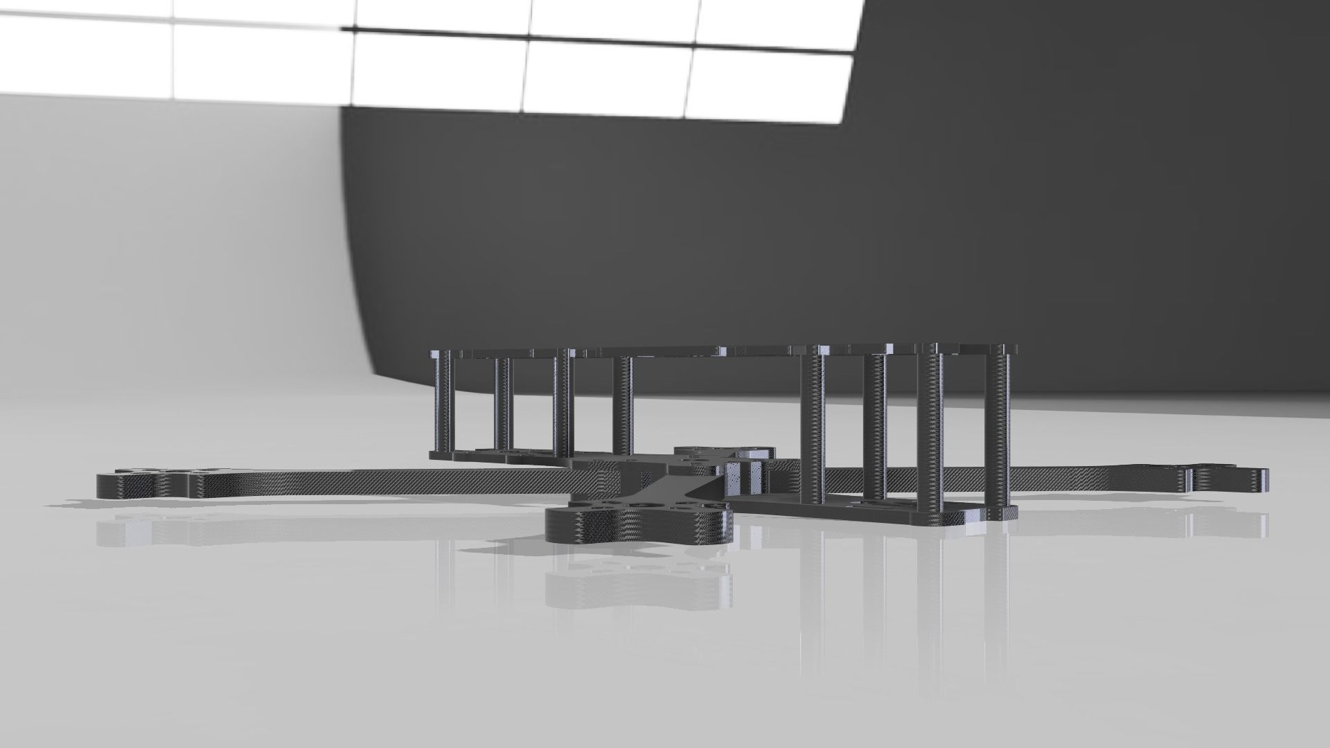 Racing FPV Drone Frame 2 3D Printable 3D print model_5