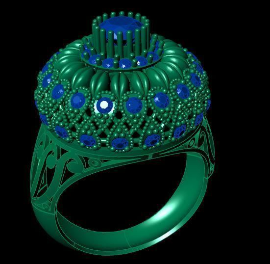 Rings 3D print model_3