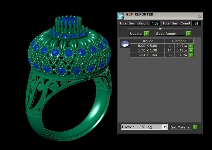 Rings 3D print model_5