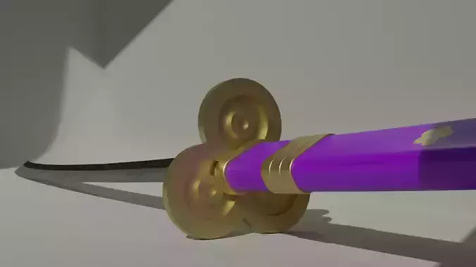 Enma Zoro Sword One Piece Anime Low-poly 3D model