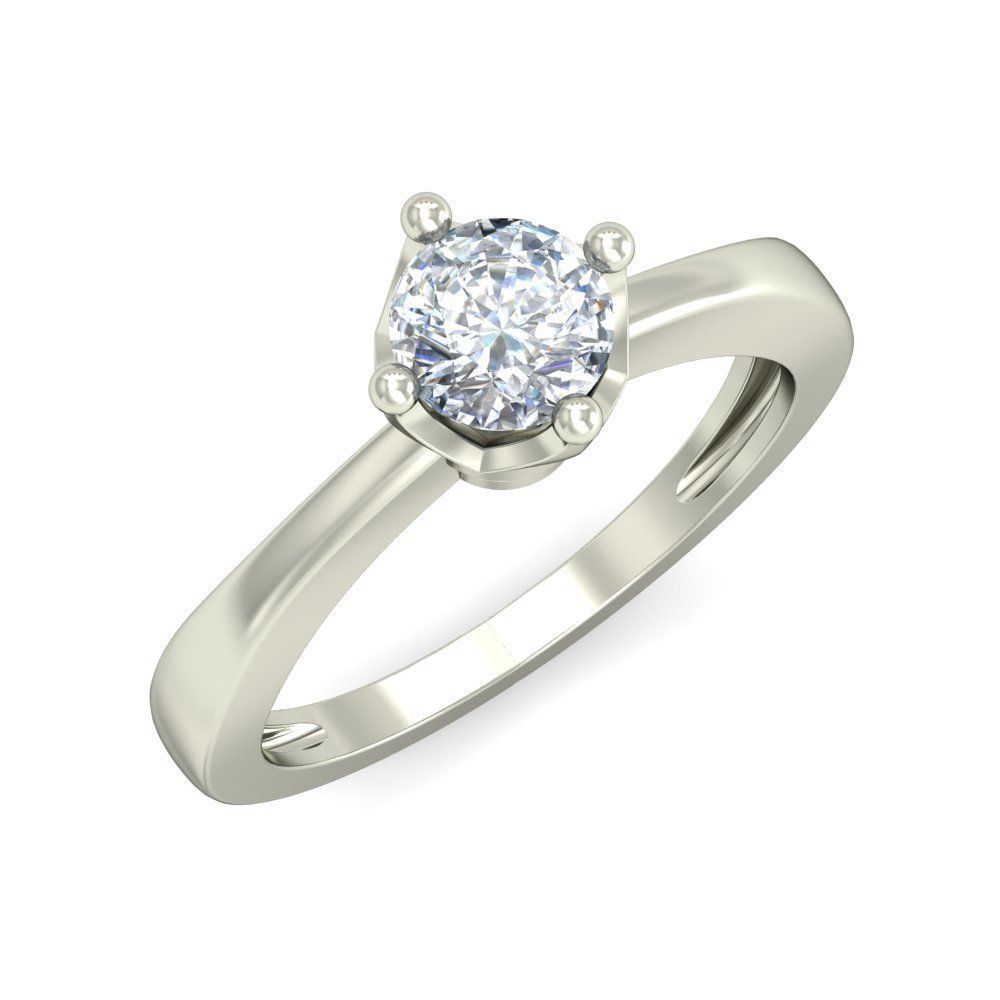 Diamond Engagement  ring 50 cad files  part 01 3D print model_31