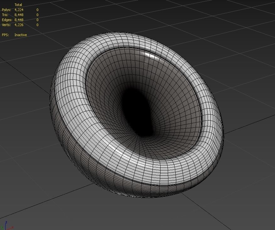 BeanBag Chair  04 Low-poly 3D model_1