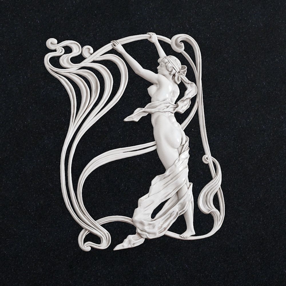 Pano Girl 3D print model_1