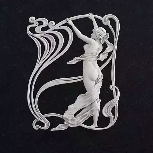 Pano Girl 3D print model