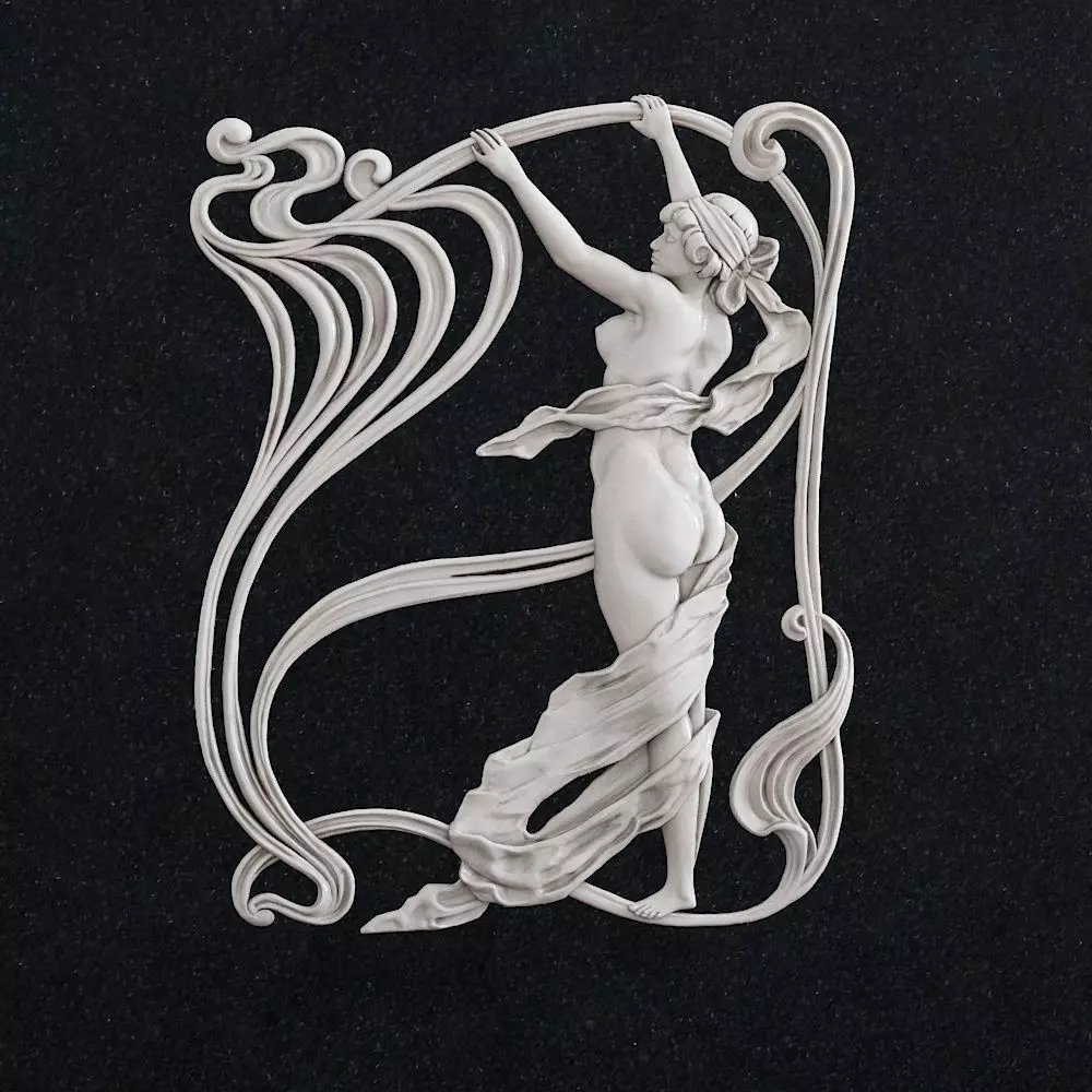 Pano Girl 3D print model_0