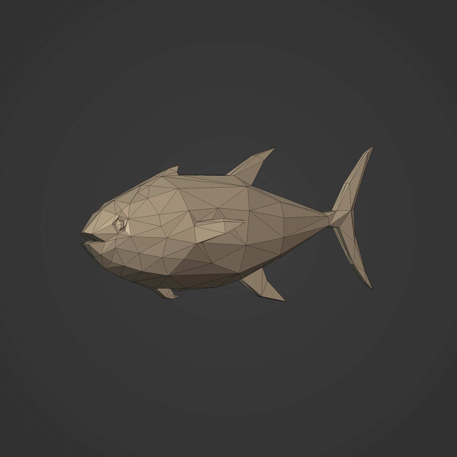 LowPoly Sea Animals Pack V1 Low-poly 3D model_21