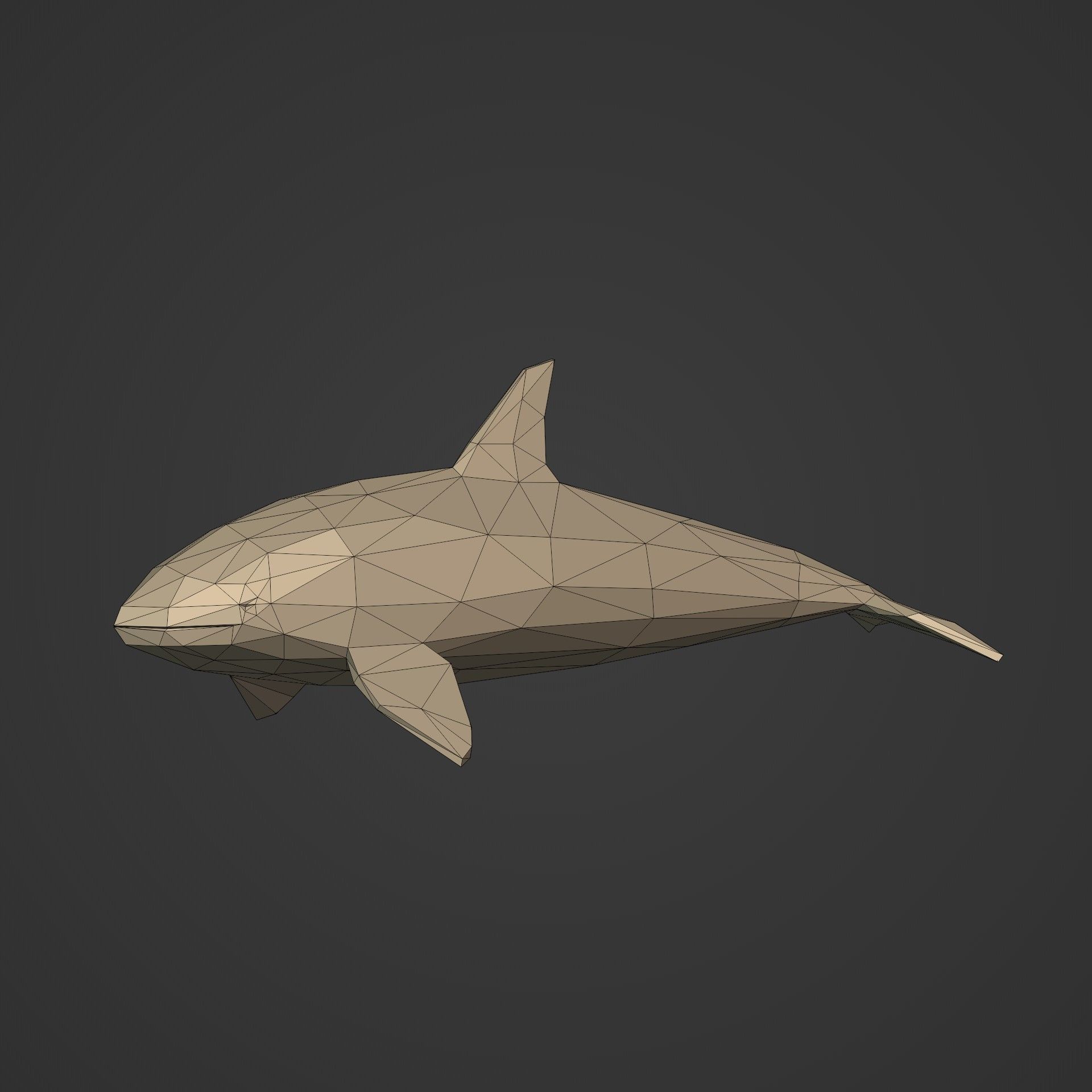 LowPoly Sea Animals Pack V1 Low-poly 3D model_22