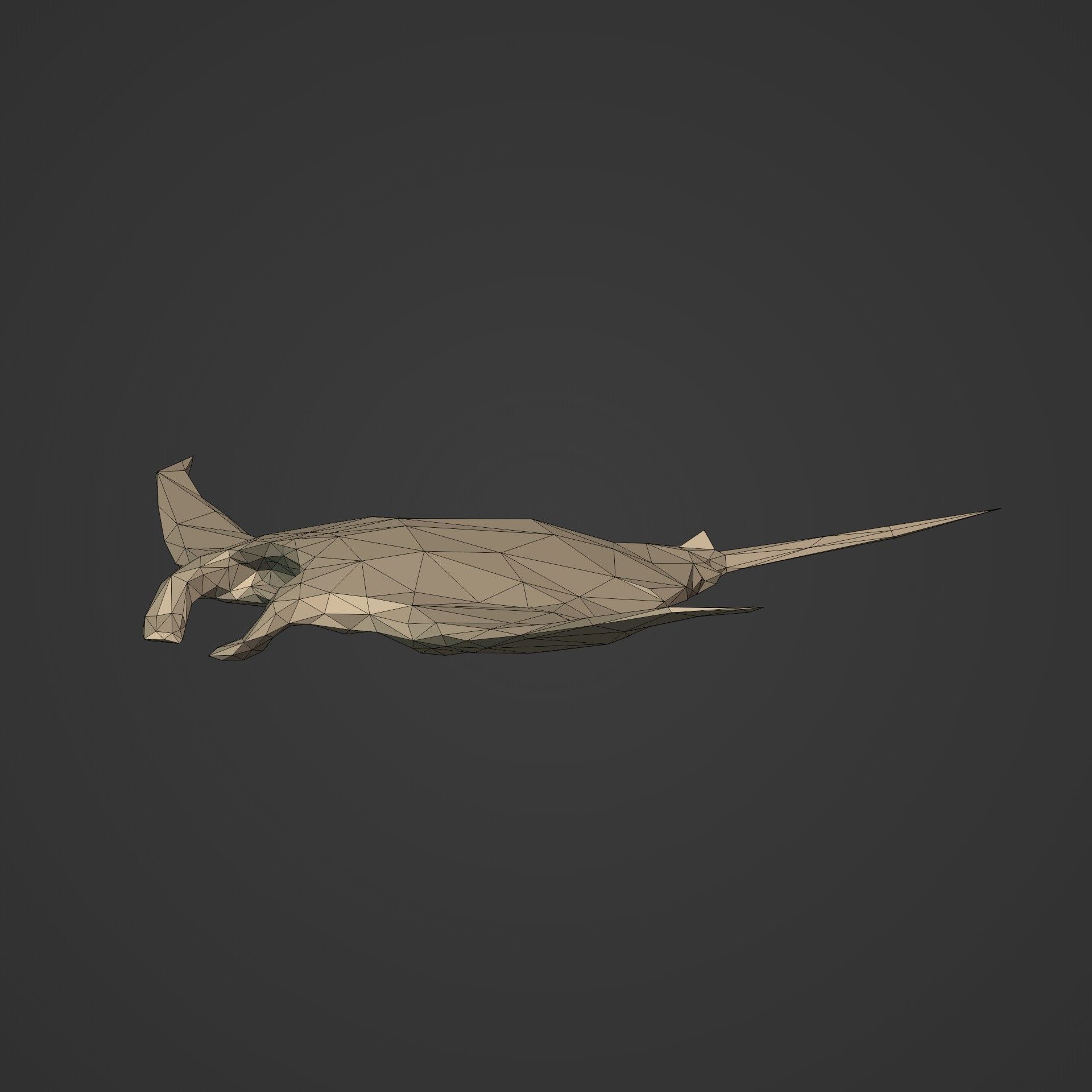 LowPoly Sea Animals Pack V1 Low-poly 3D model_26