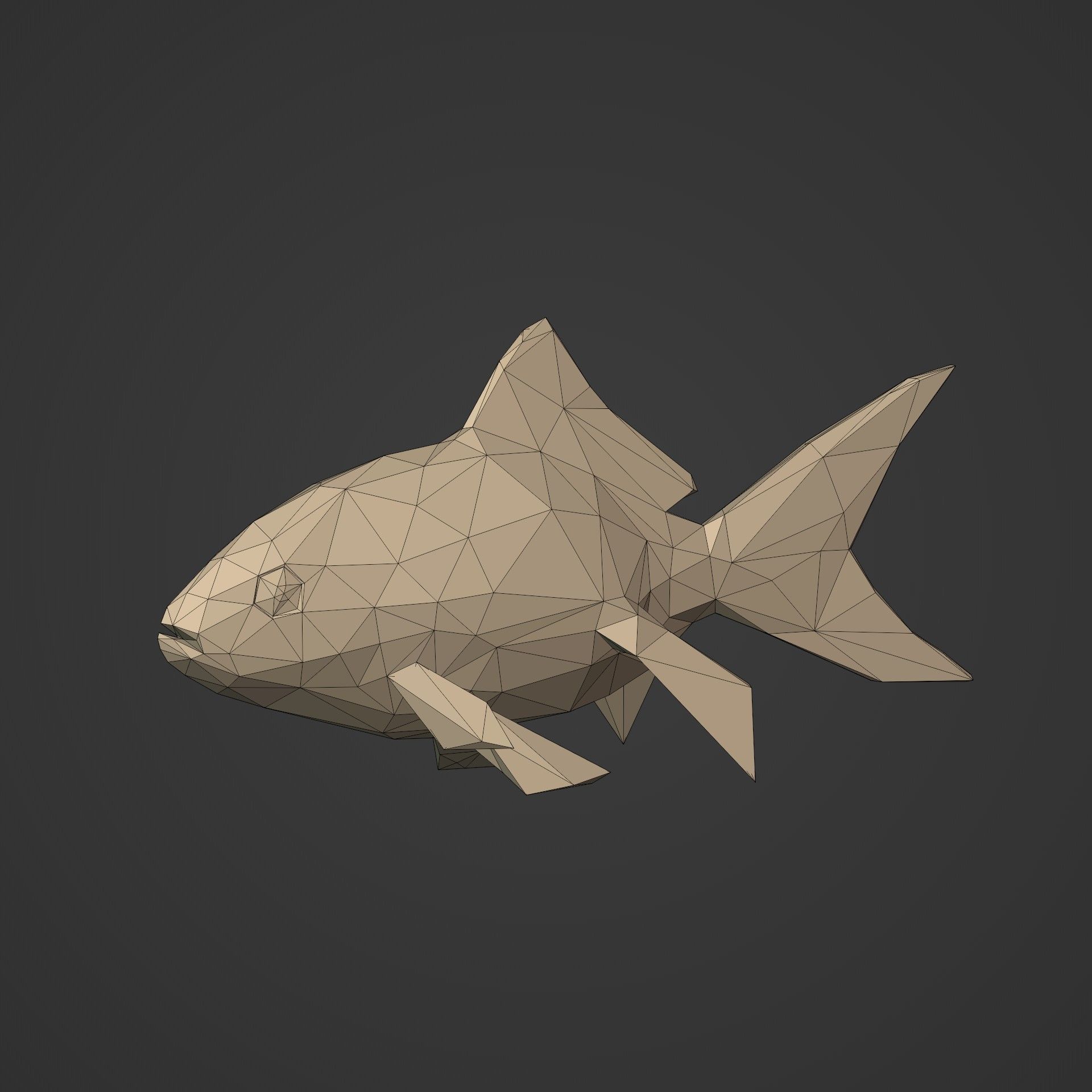 LowPoly Sea Animals Pack V1 Low-poly 3D model_16