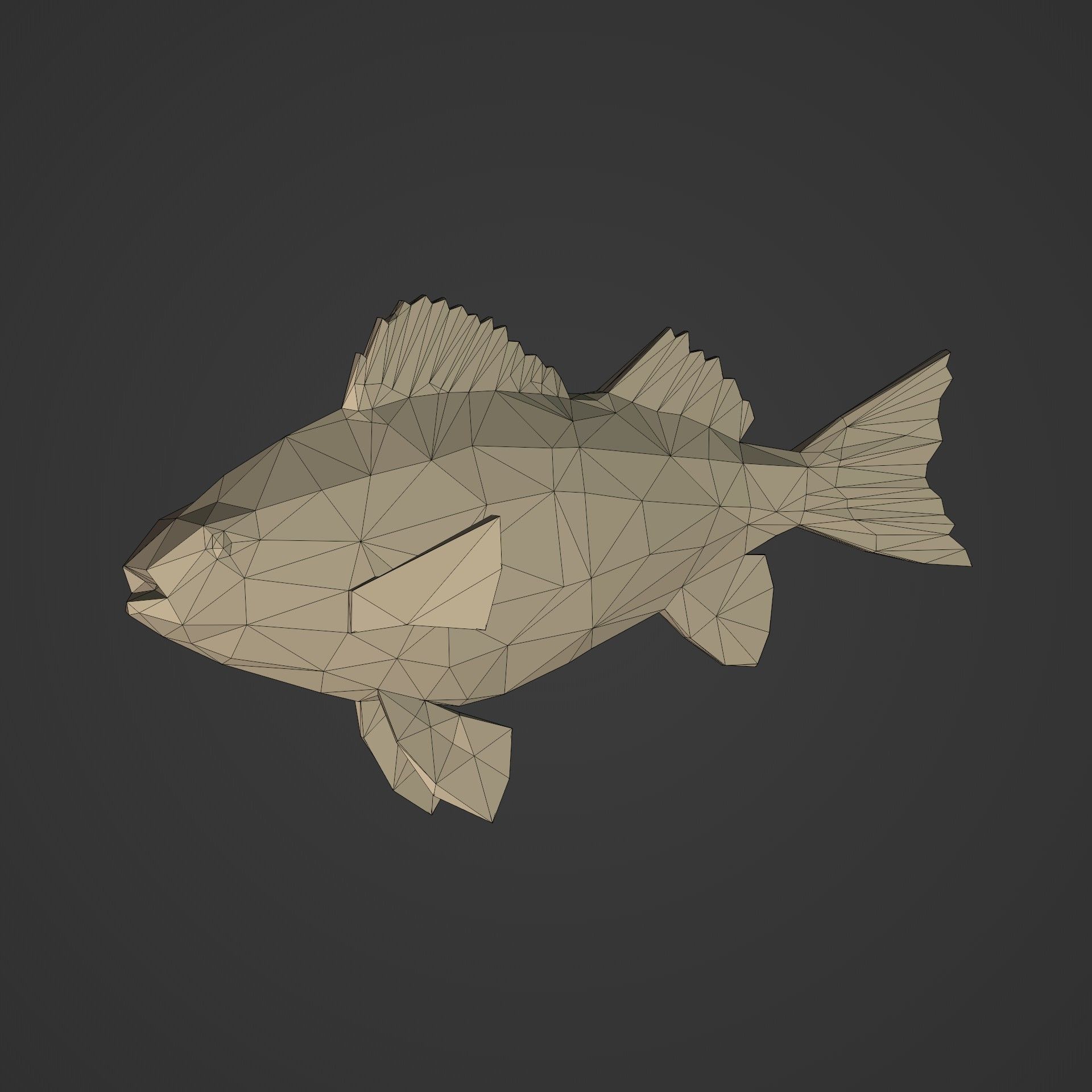 LowPoly Sea Animals Pack V1 Low-poly 3D model_12