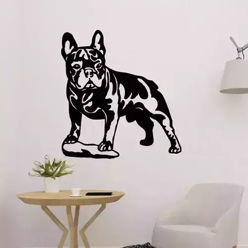 Bulldog Wall Decoration 
