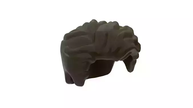 Realsize Lego Minifigure Short Hair