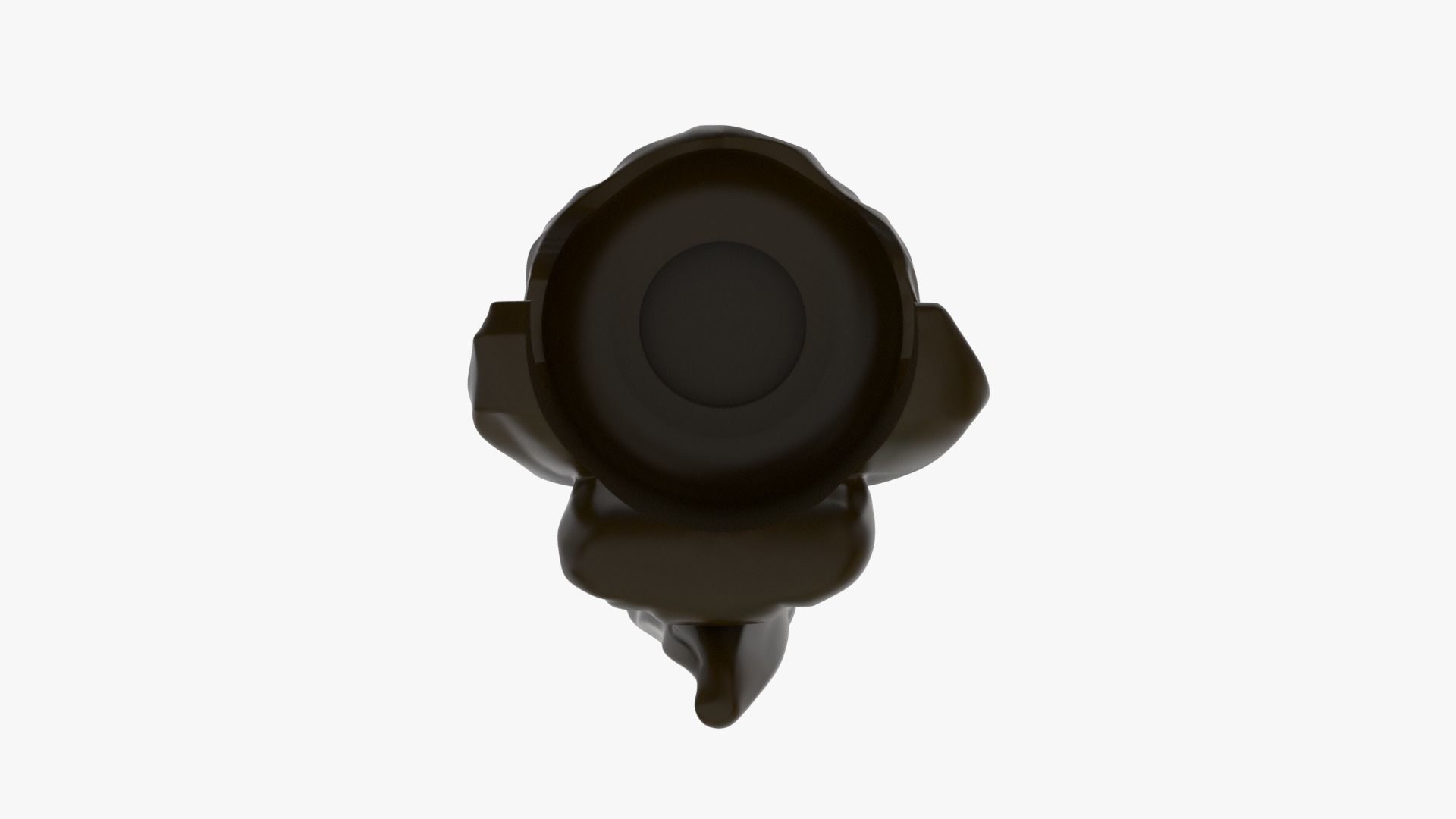 Realsize Lego Minifigure Short Hair 3D model_6