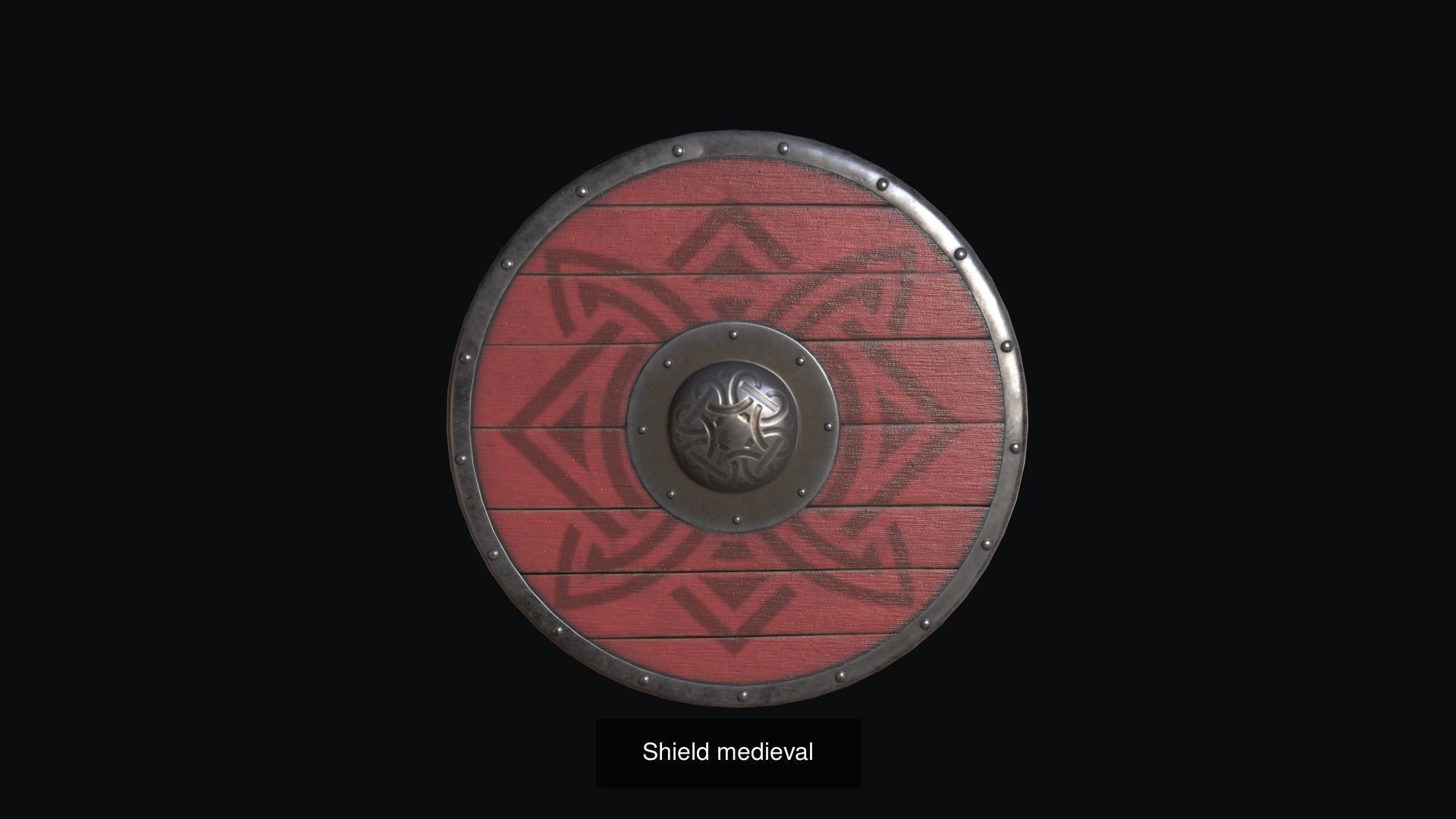 Medieval shields 3D Model Collection_6