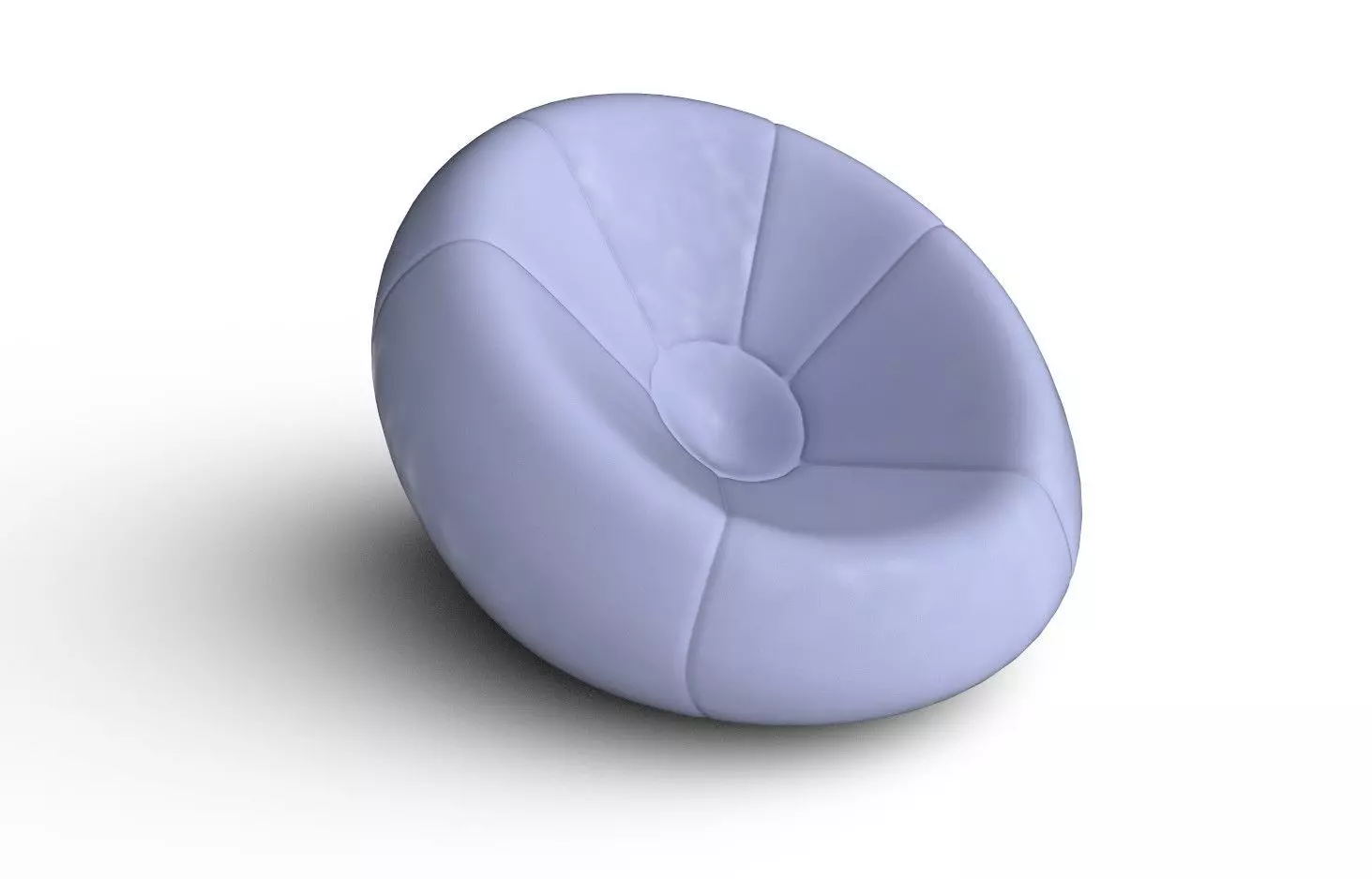 BeanBag Chair 05 Low-poly 3D model_0