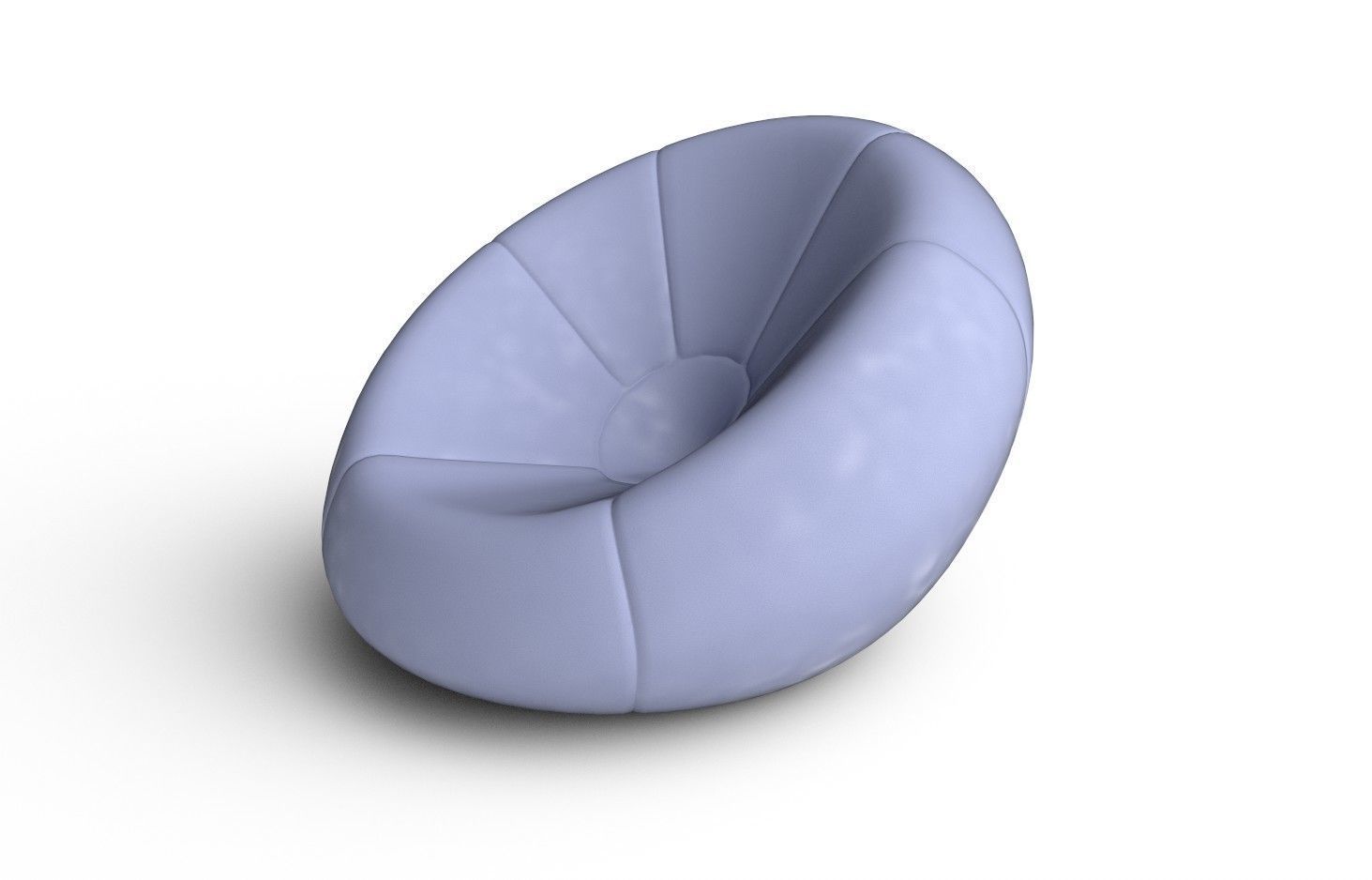 BeanBag Chair 05 Low-poly 3D model_5