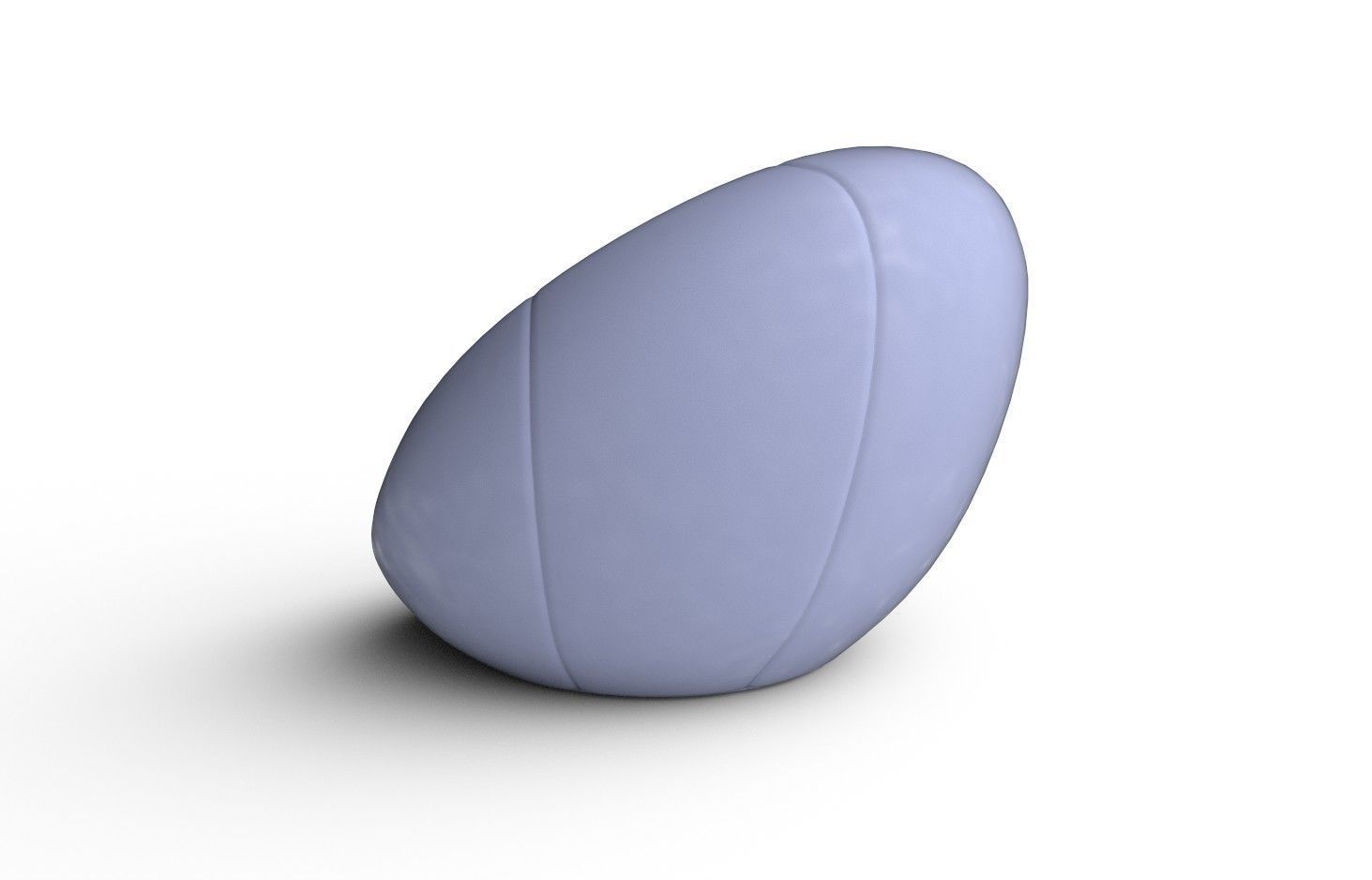 BeanBag Chair 05 Low-poly 3D model_6