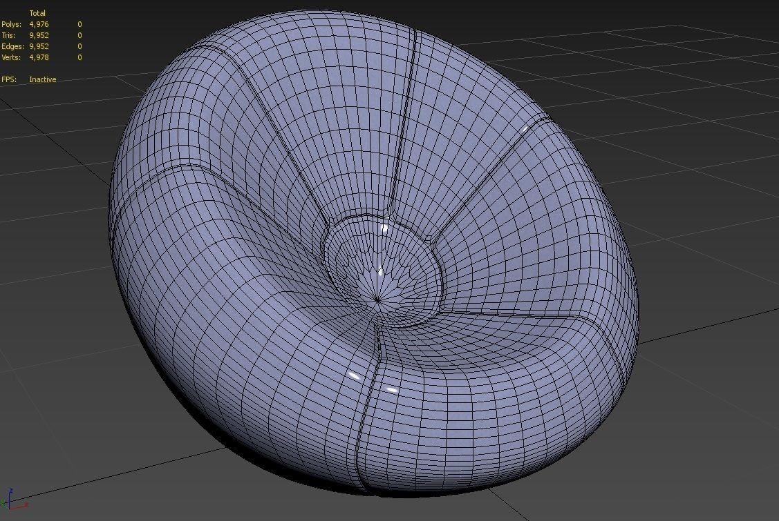 BeanBag Chair 05 Low-poly 3D model_2