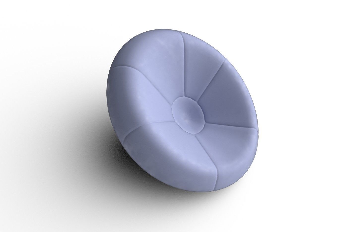 BeanBag Chair 05 Low-poly 3D model_7