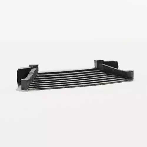 Steps - low-poly Photo-Scan Low-poly 3D model
