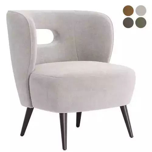 Mimi Vegan Lambskin Chair